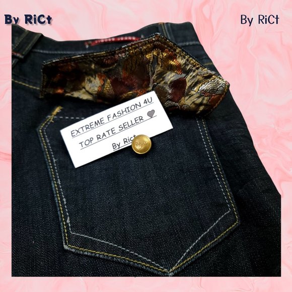 Vigoss Bootcut Women's Jeans Size 28x33 Stretch Blue Denim Flap Pockets Low Rise - Picture 11 of 12